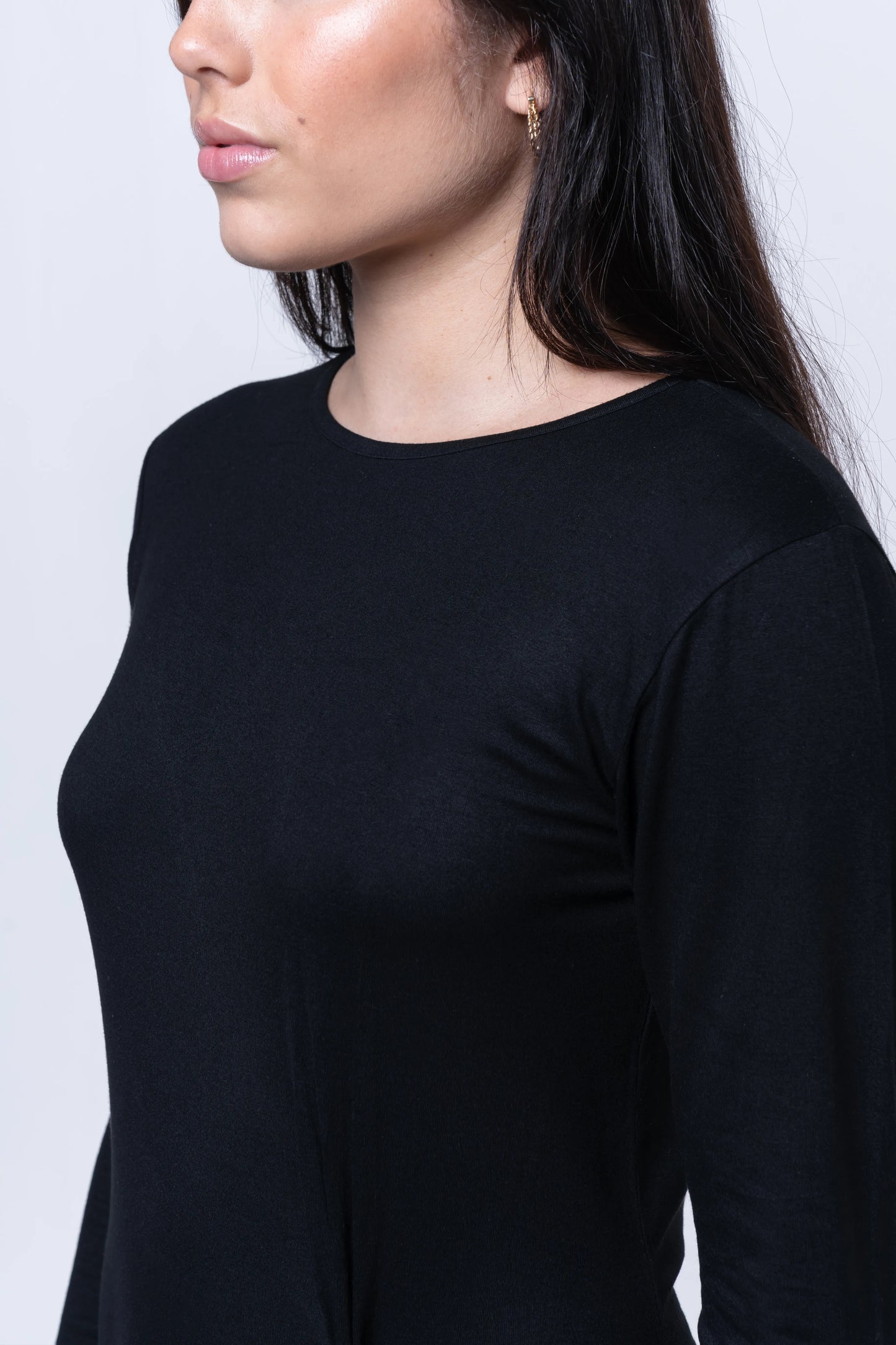 Onyx Knit Midi Dress
