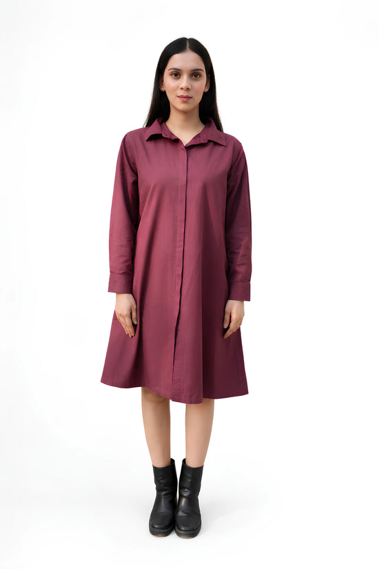 Garnet Shirt Dress
