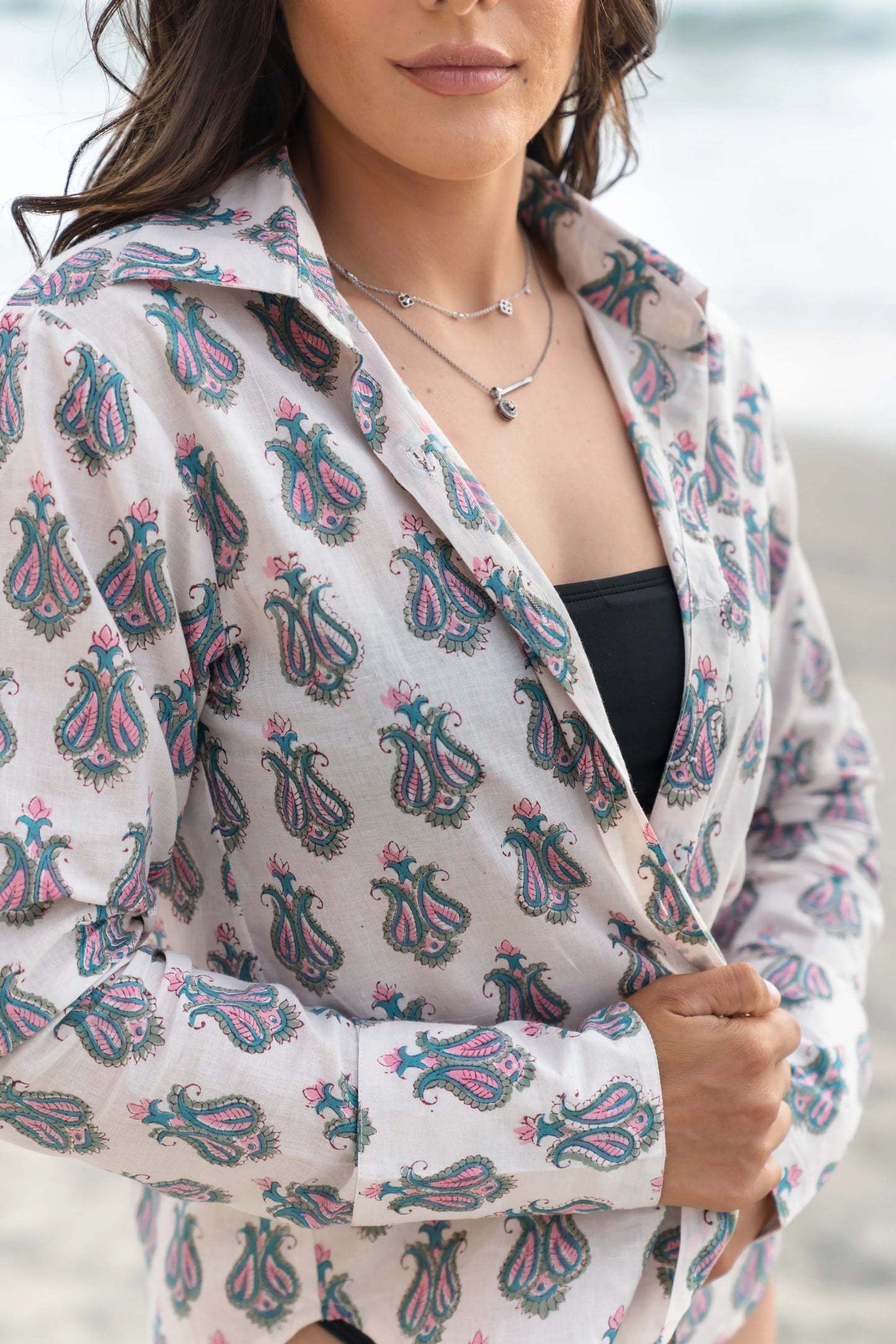 Elowen - Handblocked Classic Shirt