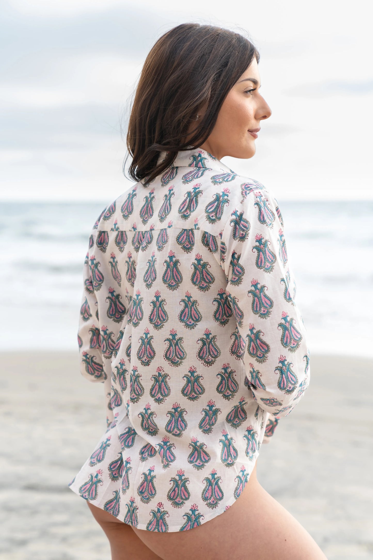 Elowen - Handblocked Classic Shirt