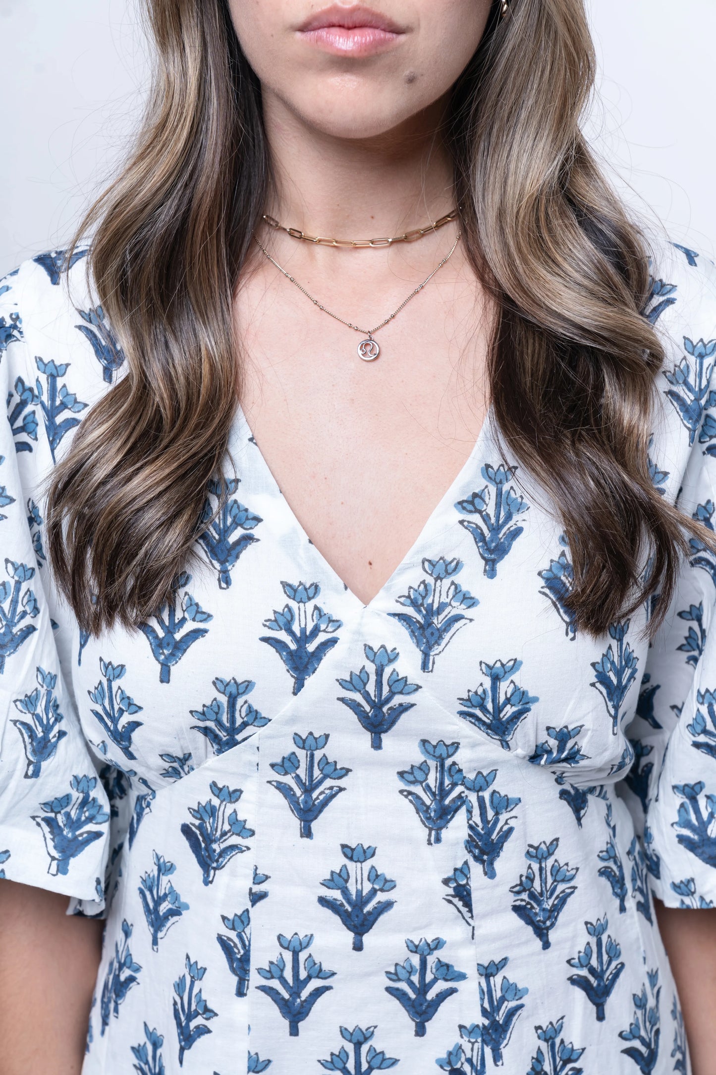 Soreia - Back-Button Fit & Flare Dress