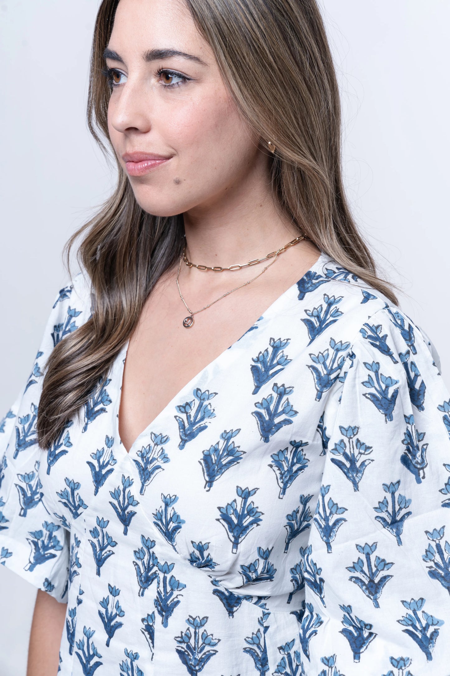 Soreia - Back-Button Fit & Flare Dress