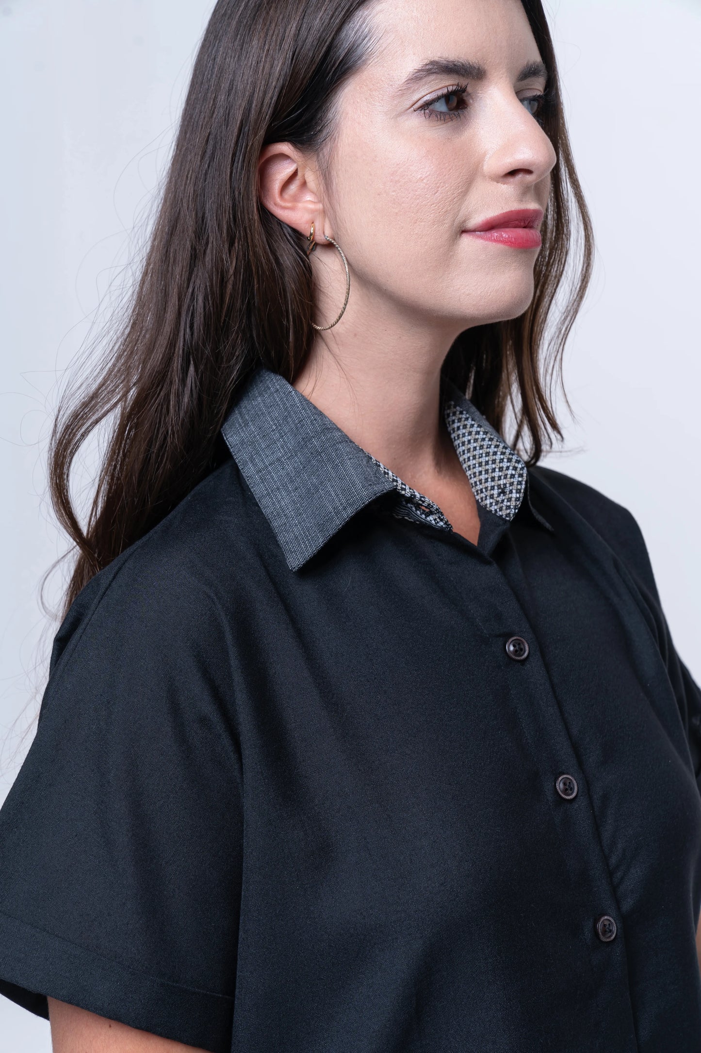 Nolie - Free Size Khadi Cotton Shirt Dress