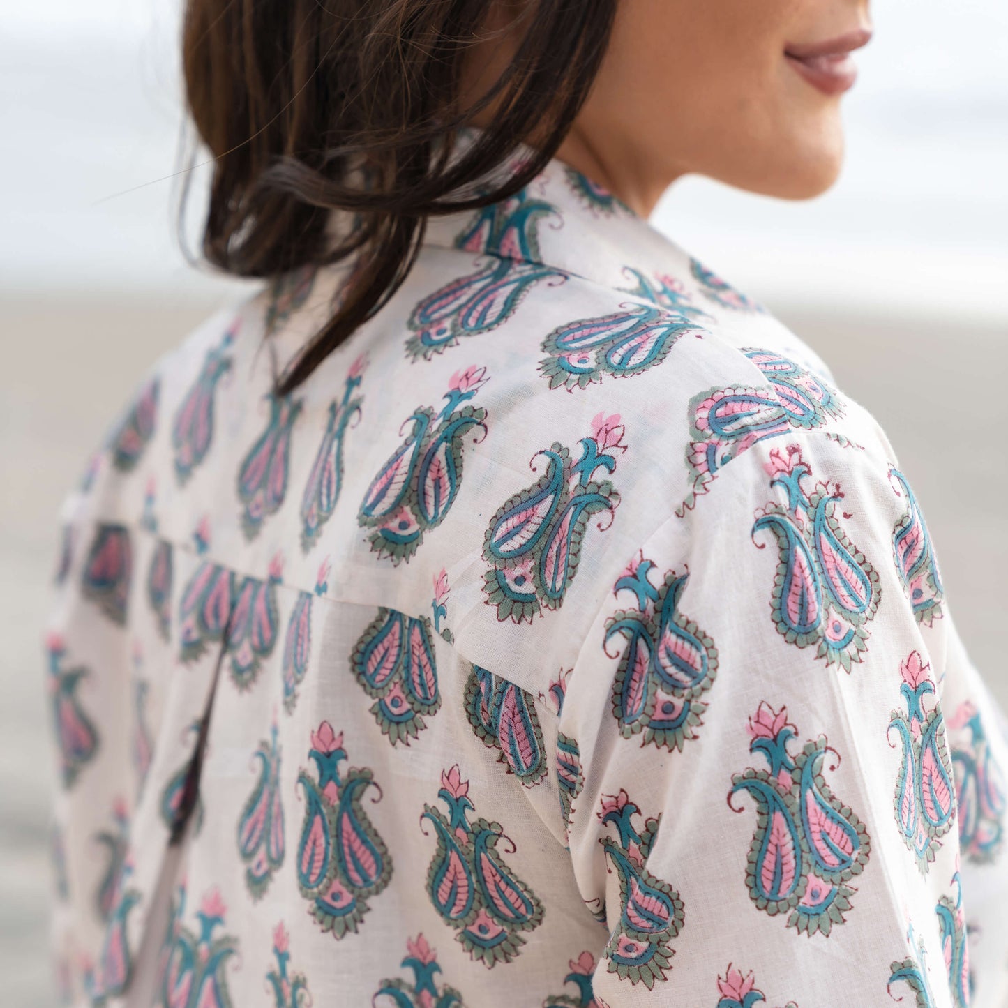 Elowen - Handblocked Classic Shirt