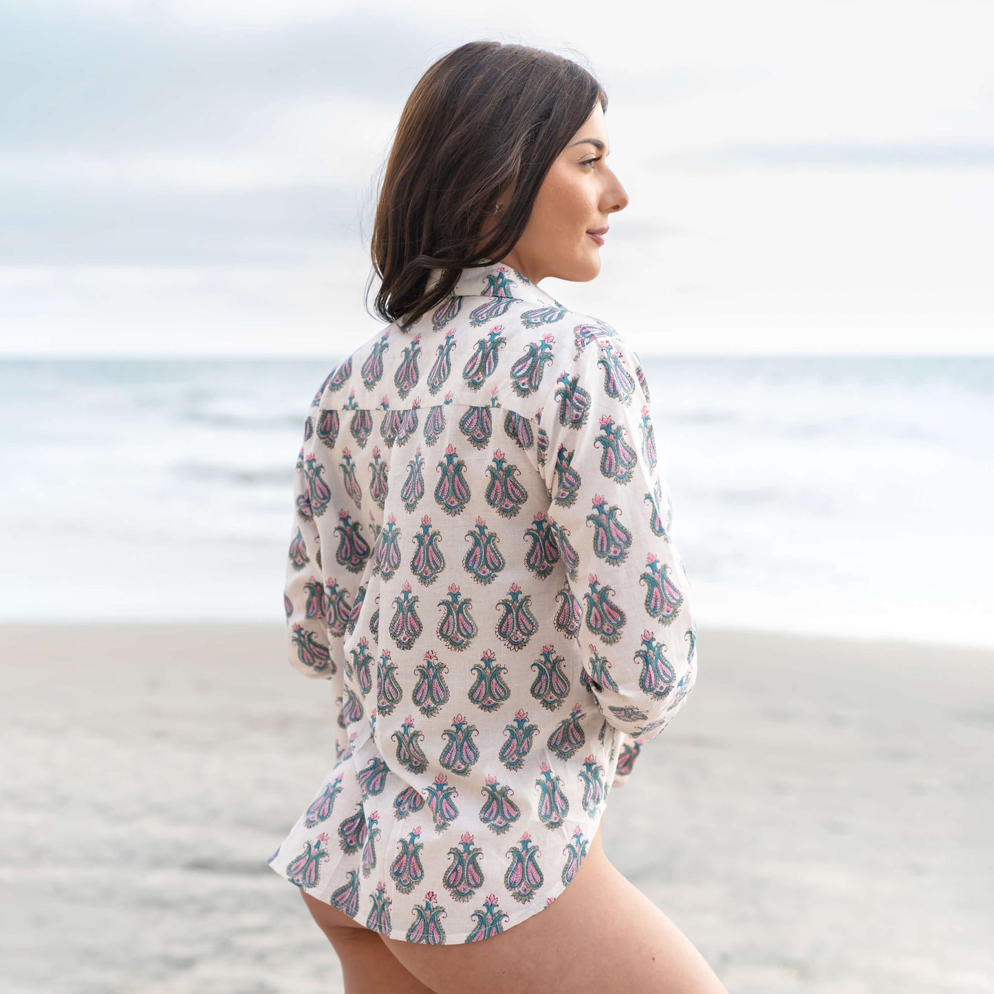 Elowen - Handblocked Classic Shirt