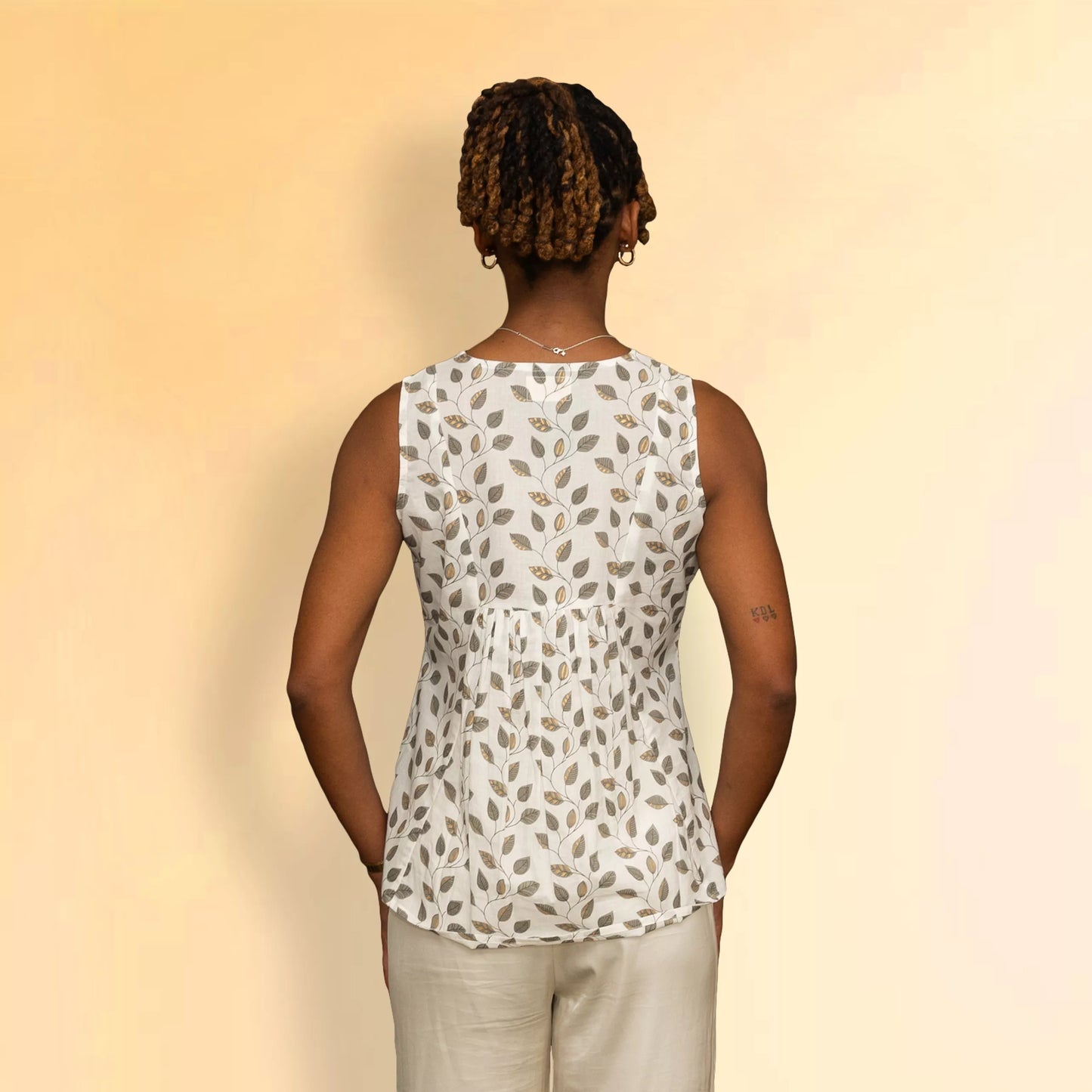 Nira - Overlap V-Neckline Top