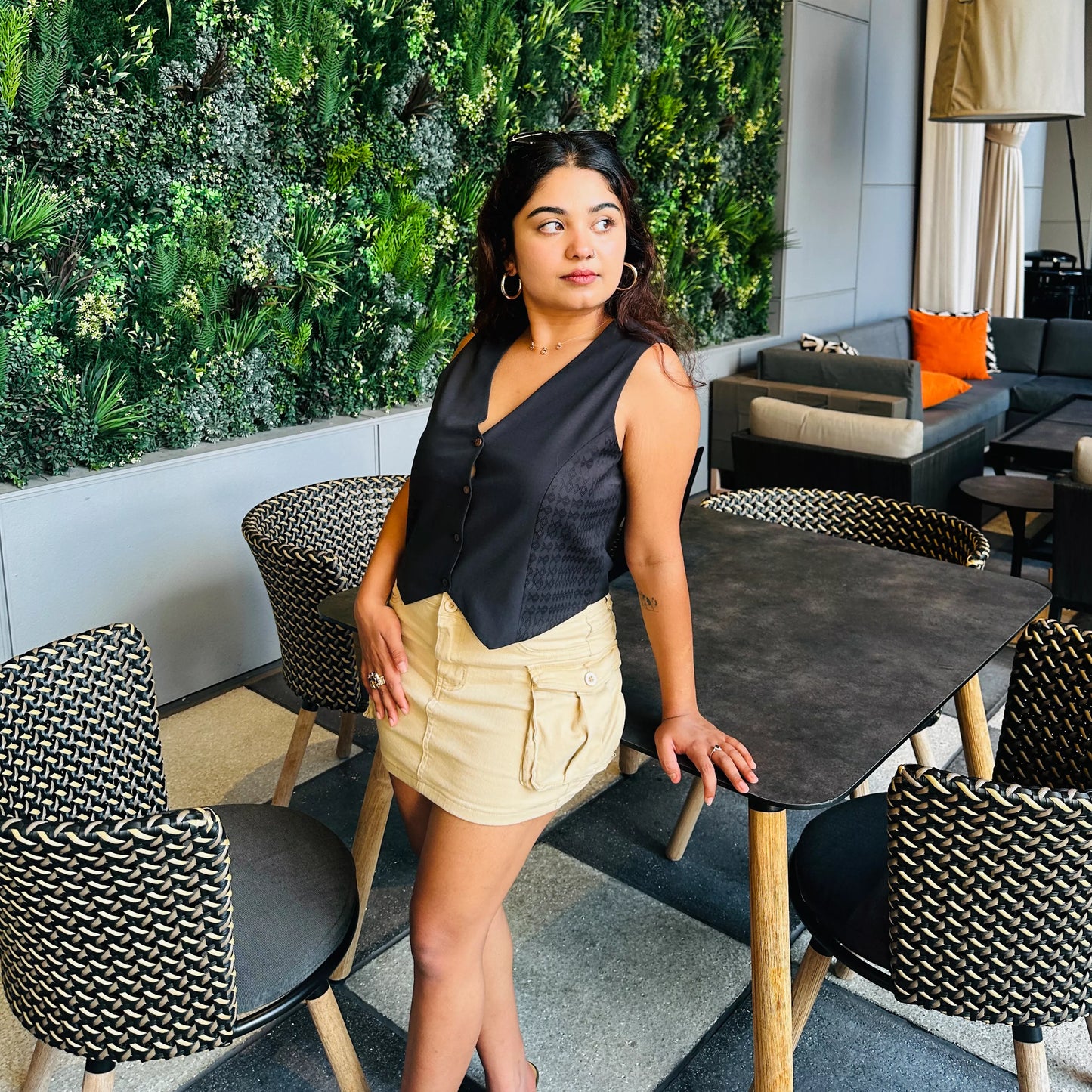 Sage - Breezy Vest Top