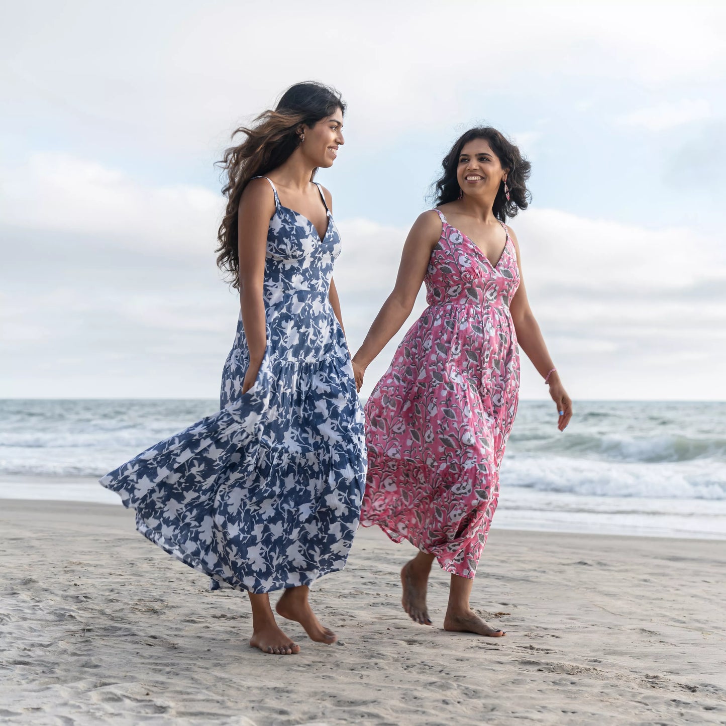 The Elira - Sweetheart Neckline Midi Dress