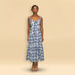 The Elira - Sweetheart Neckline Midi Dress