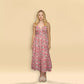 The Elira - Sweetheart Neckline Midi Dress