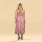 The Elira - Sweetheart Neckline Midi Dress