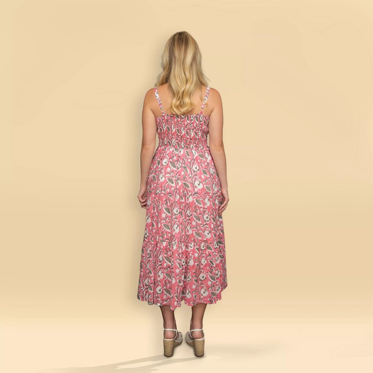 The Elira - Sweetheart Neckline Midi Dress