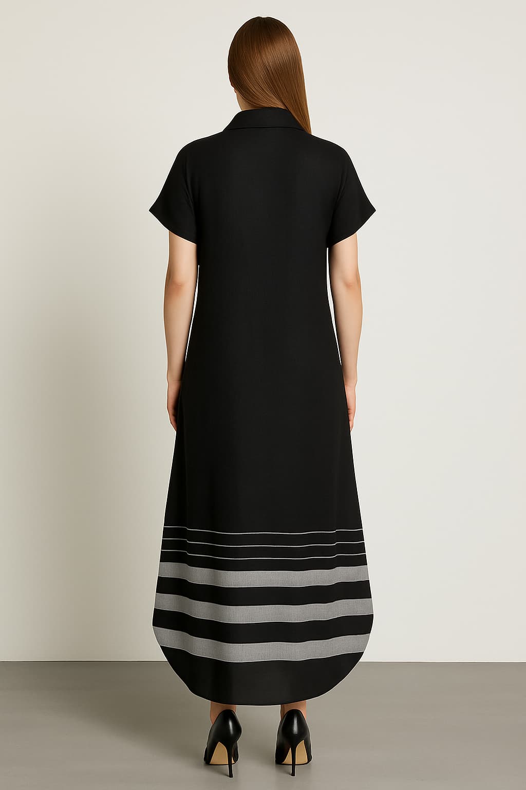 Nolie - Free Size Khadi Cotton Shirt Dress