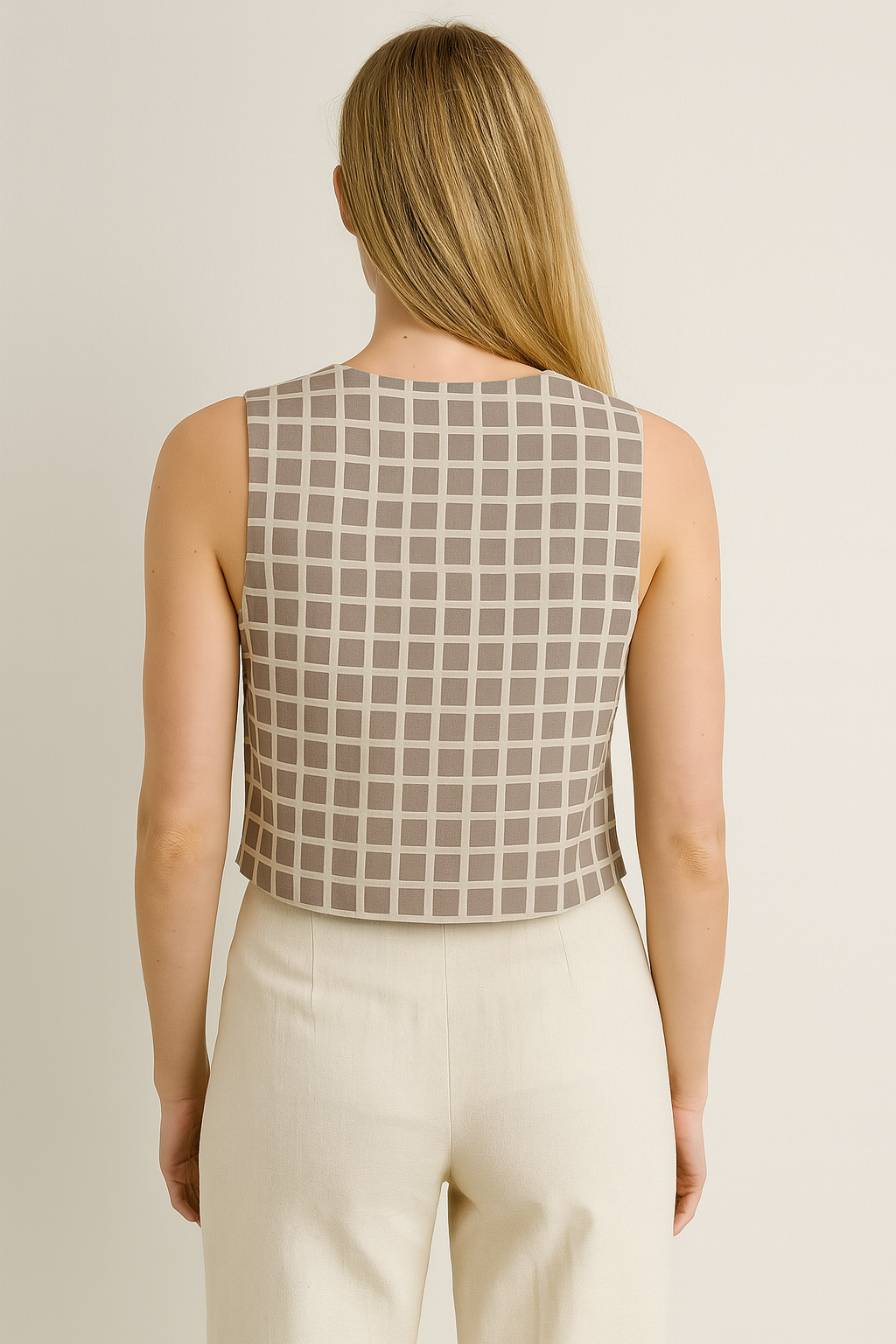 Sage - Breezy Vest Top