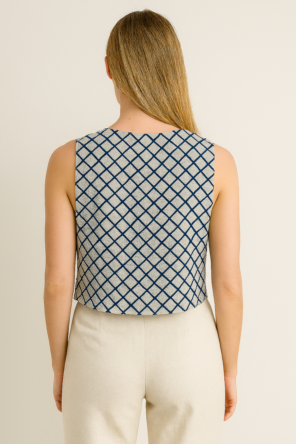 Sage - Breezy Vest Top